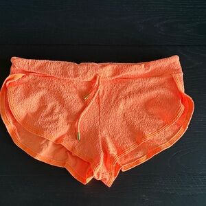 Bright Orange Terry Bikini Bottoms